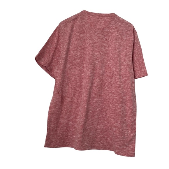 FAHERTY Men's Henley Short Sleeve T-Shirt  XL Red Summer Beach Comfort Casual - Picture 2 of 9